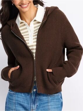 Stitches & Stripes Winfrey Hoodie Brown Medium NWT STITCH FIX